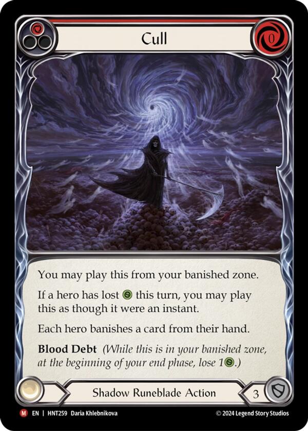 Cull [HNT259] (The Hunted)  Rainbow Foil | Shuffle n Cut Hobbies & Games