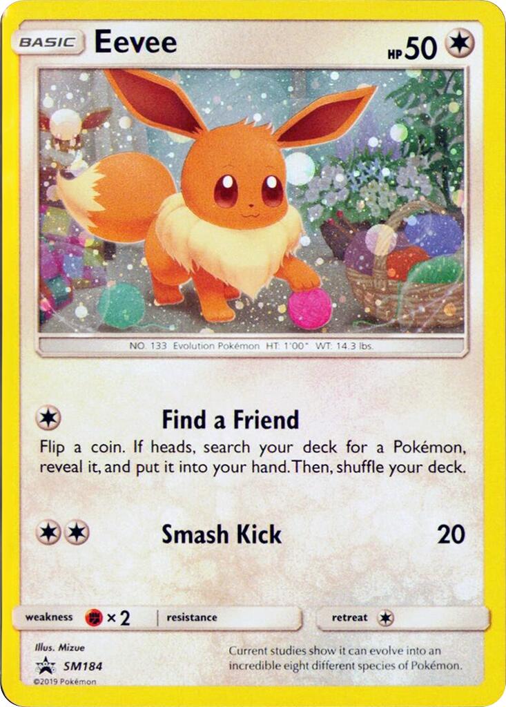 Eevee (SM184) (Cosmos Holo) [Sword & Shield: Black Star Promos] | Shuffle n Cut Hobbies & Games