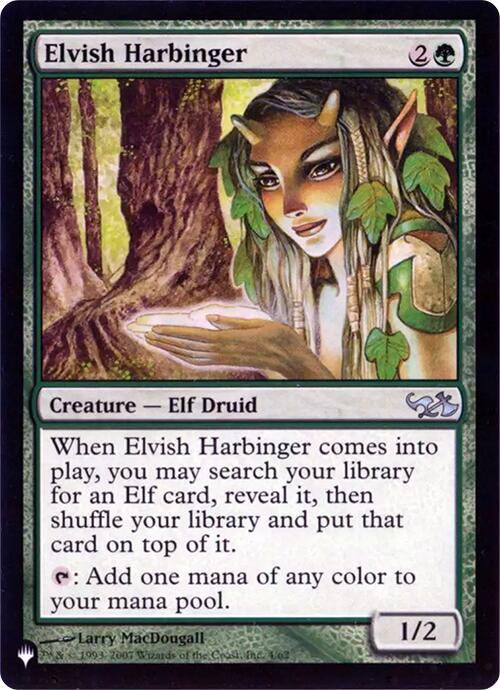 Elvish Harbinger (Retro Frame) [The List] | Shuffle n Cut Hobbies & Games