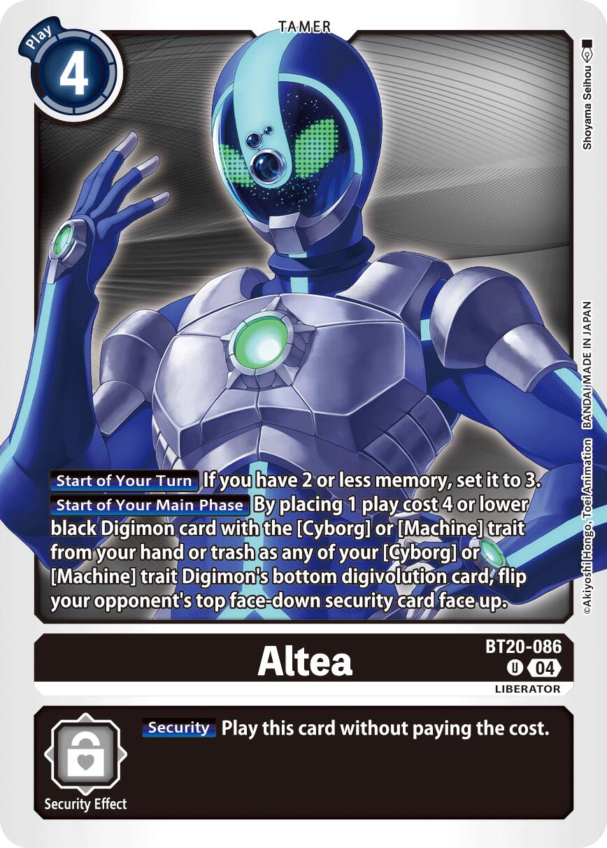 Altea [BT20-086] [Release Special Booster Ver.2.5] | Shuffle n Cut Hobbies & Games