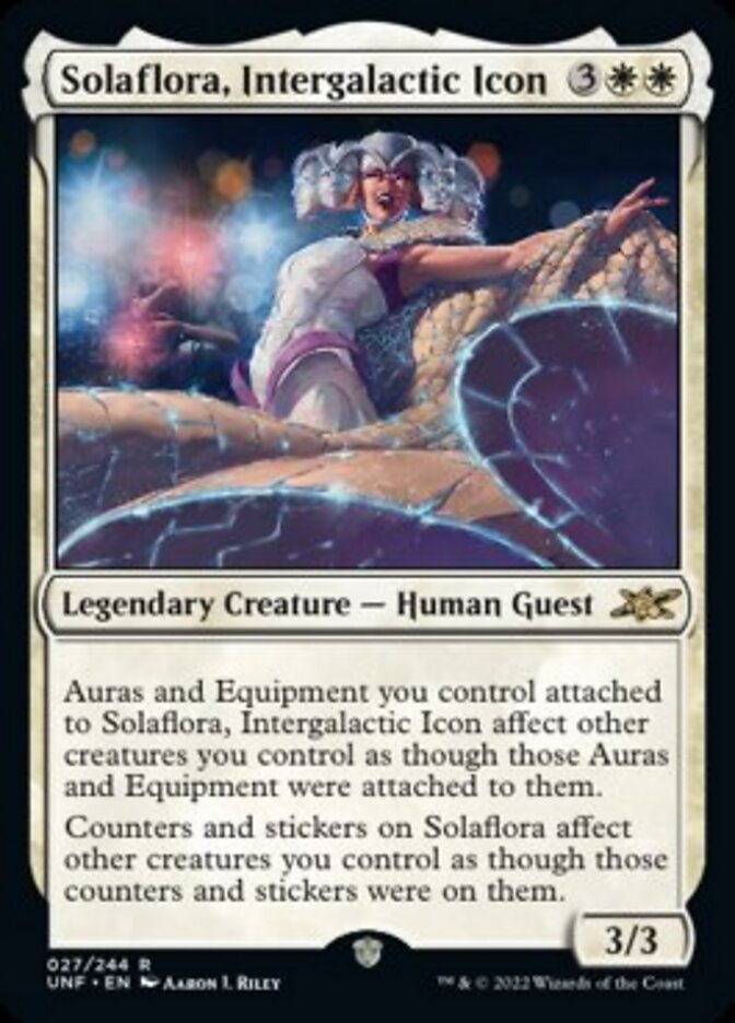 Solaflora, Intergalactic Icon [Unfinity] | Shuffle n Cut Hobbies & Games