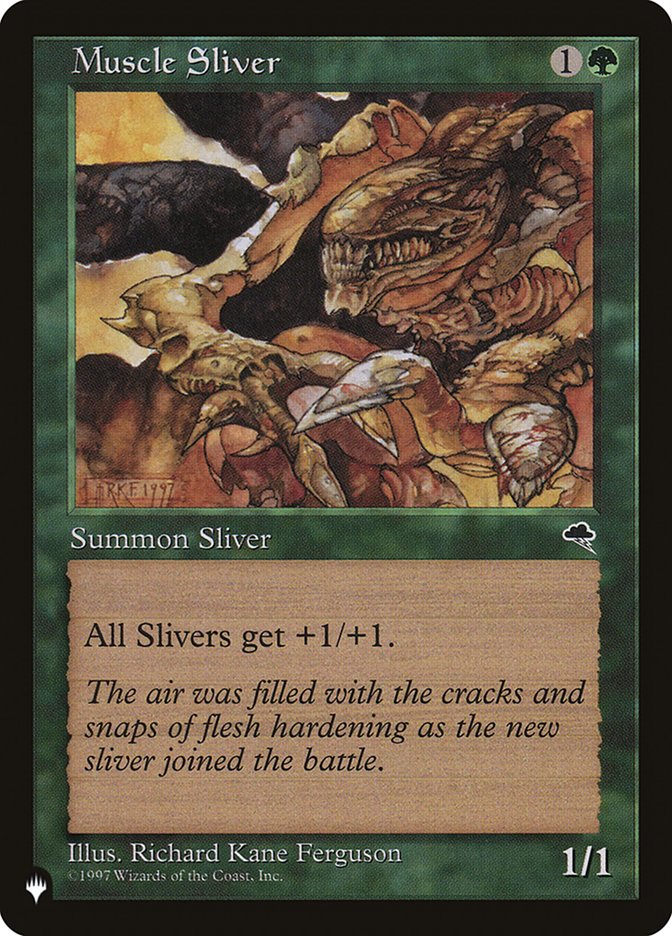 Muscle Sliver [The List] | Shuffle n Cut Hobbies & Games