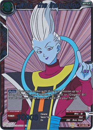 Whis, the Instructor (P-103) [Promotion Cards] | Shuffle n Cut Hobbies & Games