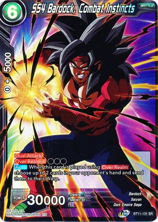 SS4 Bardock, Combat Instincts (BT11-131) [Vermilion Bloodline] | Shuffle n Cut Hobbies & Games