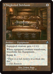 Neglected Heirloom (Retro Frame) [Innistrad Remastered] | Shuffle n Cut Hobbies & Games