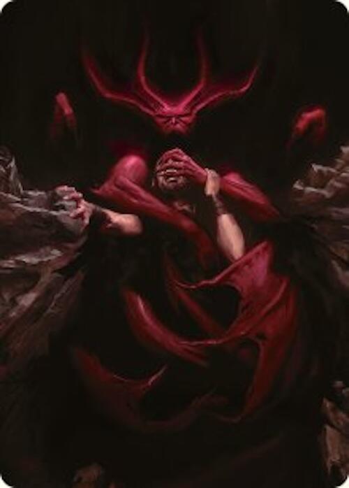 Infernal Grasp Art Card [Innistrad Remastered Art Series] | Shuffle n Cut Hobbies & Games