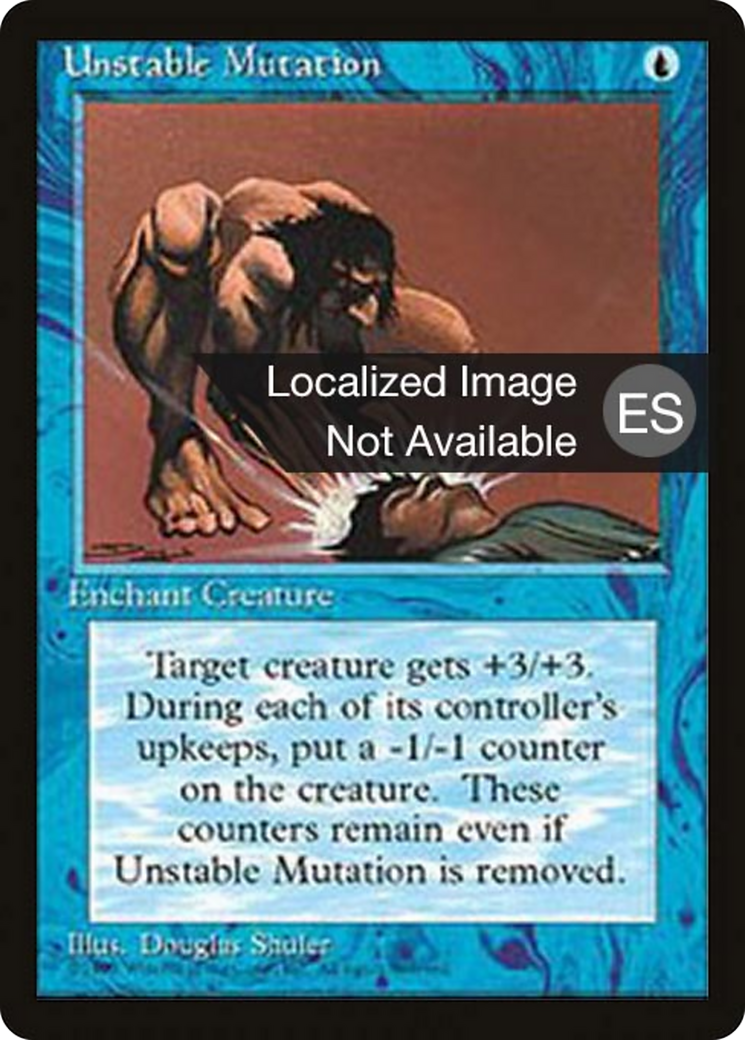Unstable Mutation [Fourth Edition Foreign Black Border] | Shuffle n Cut Hobbies & Games
