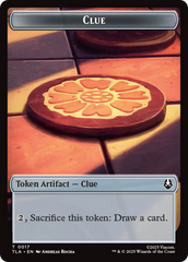 Monk // Clue (0017) Double-Sided Token [Avatar: The Last Airbender Tokens] | Shuffle n Cut Hobbies & Games