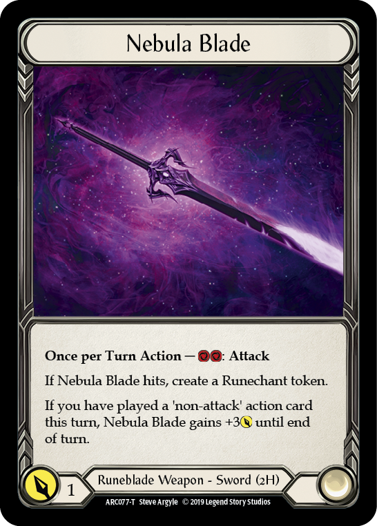 Runechant // Nebula Blade [ARC112-T // ARC077-T] (Arcane Rising)  1st Edition Normal | Shuffle n Cut Hobbies & Games