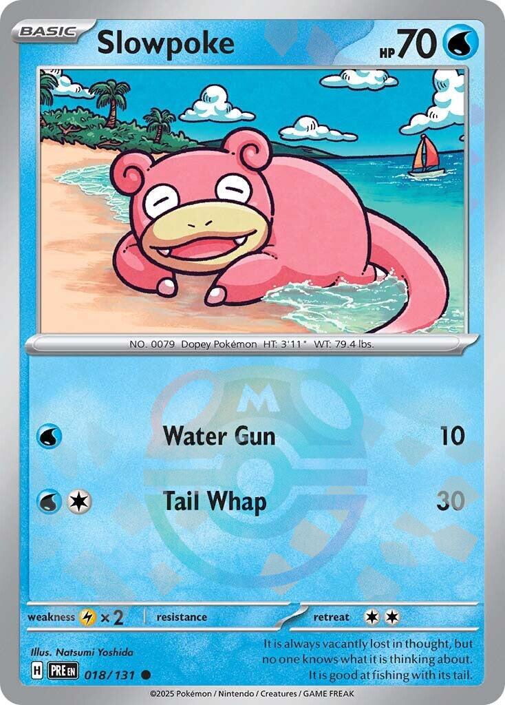Slowpoke (018/131) (Master Ball Pattern) [Scarlet & Violet: Prismatic Evolutions] | Shuffle n Cut Hobbies & Games