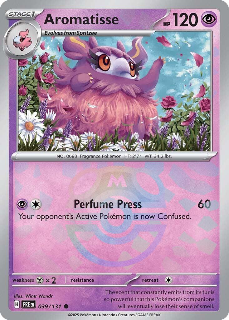 Aromatisse (039/131) (Master Ball Pattern) [Scarlet & Violet: Prismatic Evolutions] | Shuffle n Cut Hobbies & Games