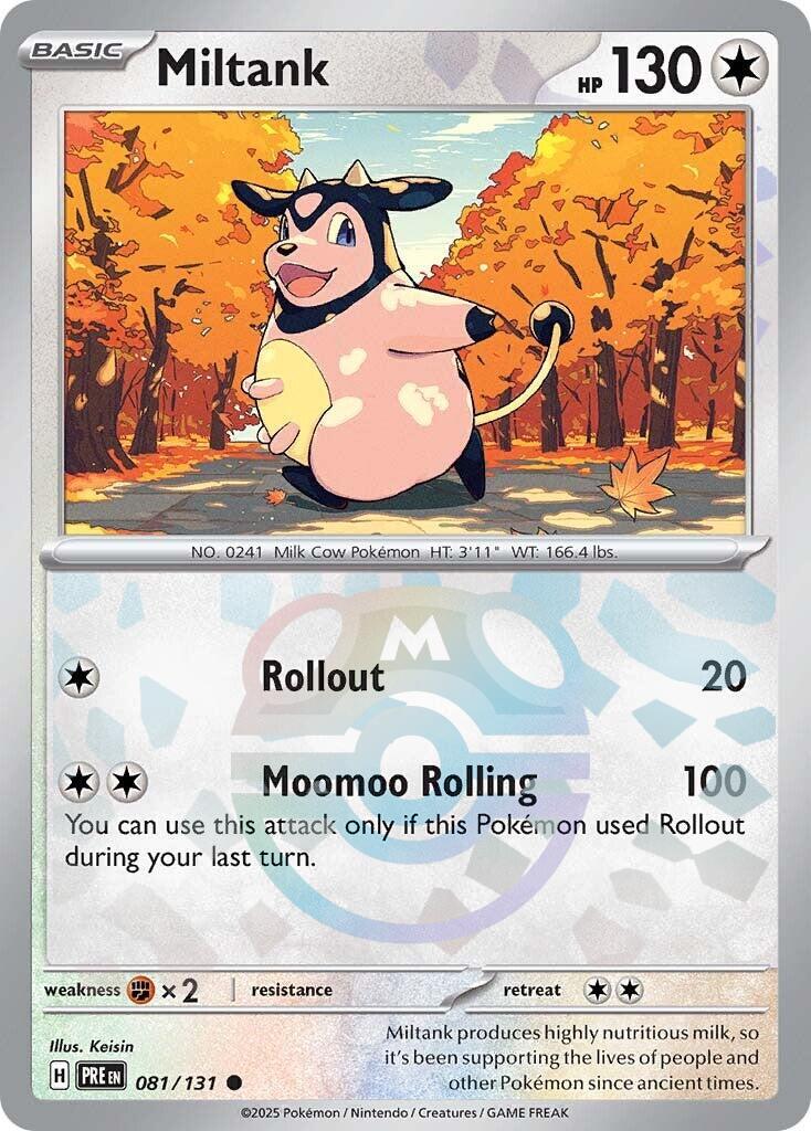 Miltank (081/131) (Master Ball Pattern) [Scarlet & Violet: Prismatic Evolutions] | Shuffle n Cut Hobbies & Games