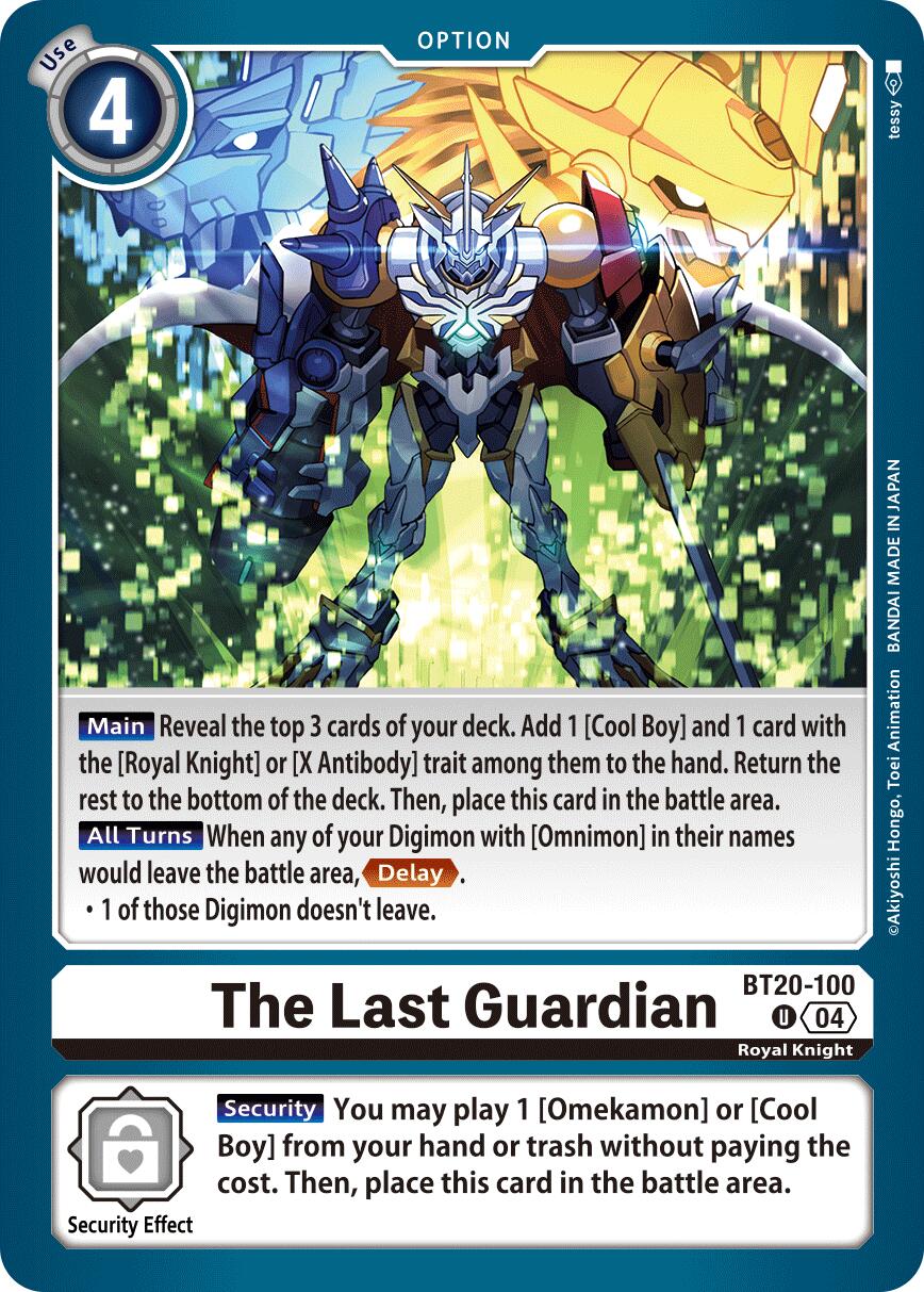 The Last Guardian [BT20-100] [Release Special Booster Ver.2.5] | Shuffle n Cut Hobbies & Games