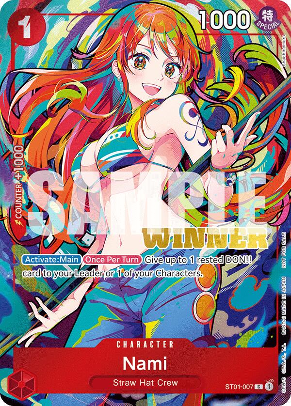 Nami (2025 New Year Event) [Winner] [One Piece Promotion Cards] | Shuffle n Cut Hobbies & Games