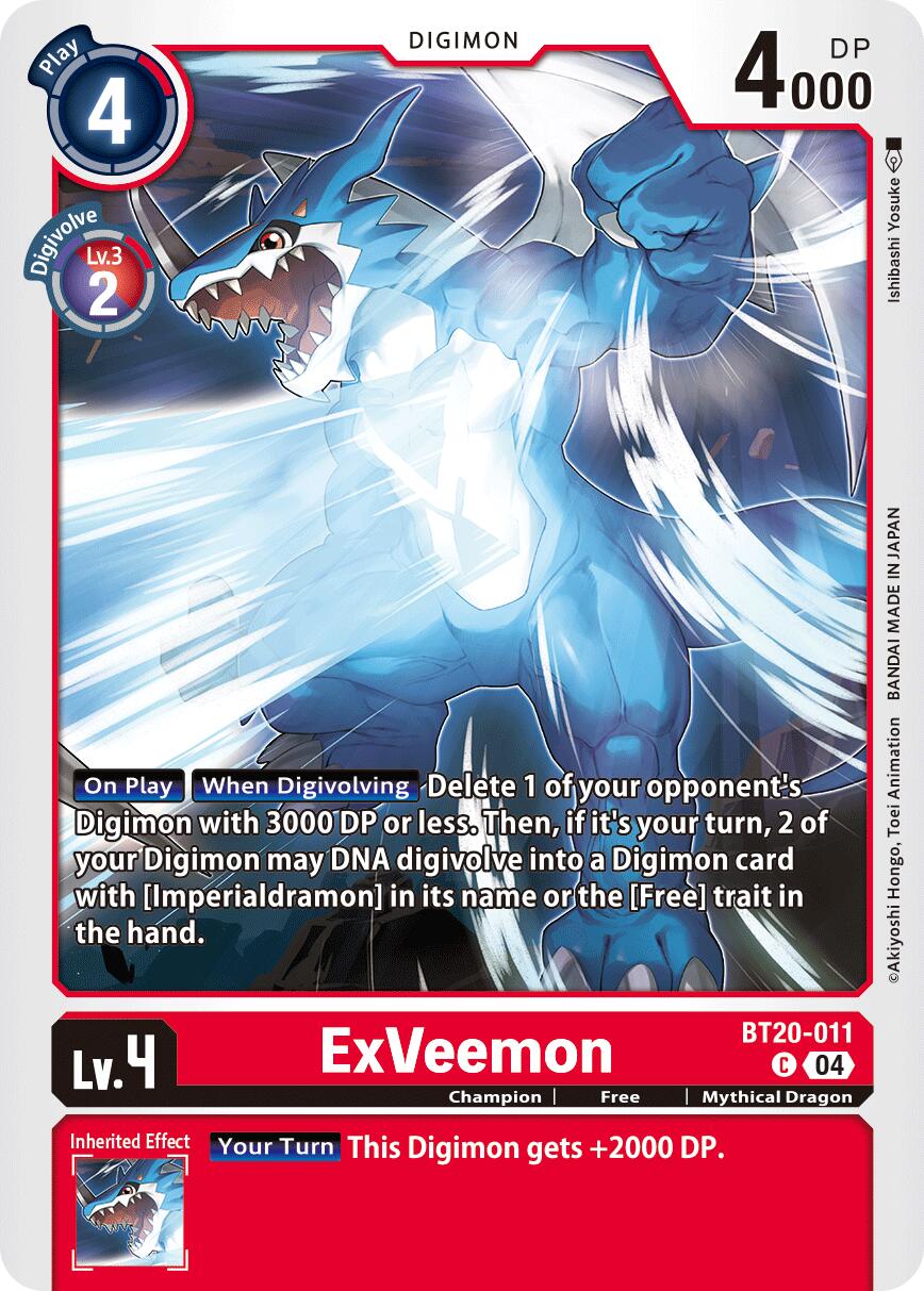 ExVeemon [BT20-011] [Release Special Booster Ver.2.5] | Shuffle n Cut Hobbies & Games