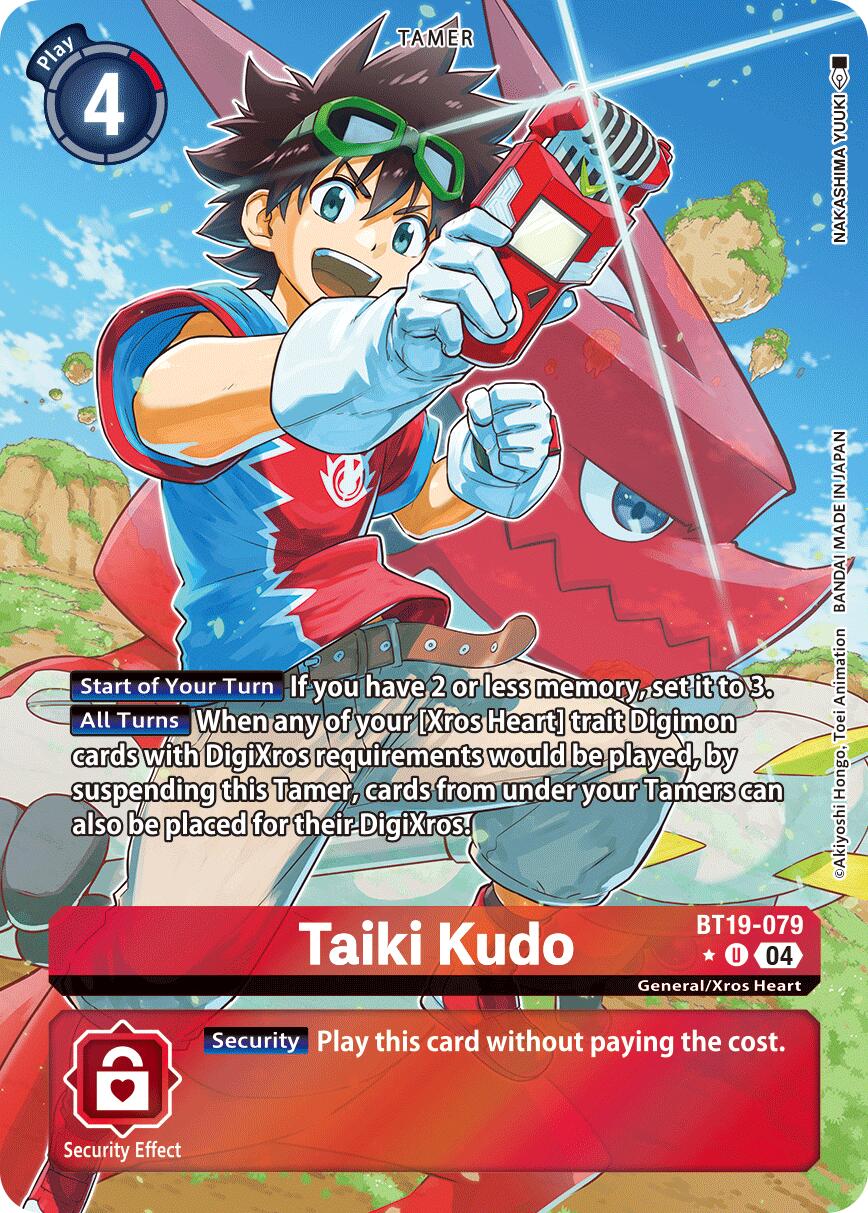 Taiki Kudo [BT19-079] (Alternate Art) [Release Special Booster Ver.2.5] | Shuffle n Cut Hobbies & Games