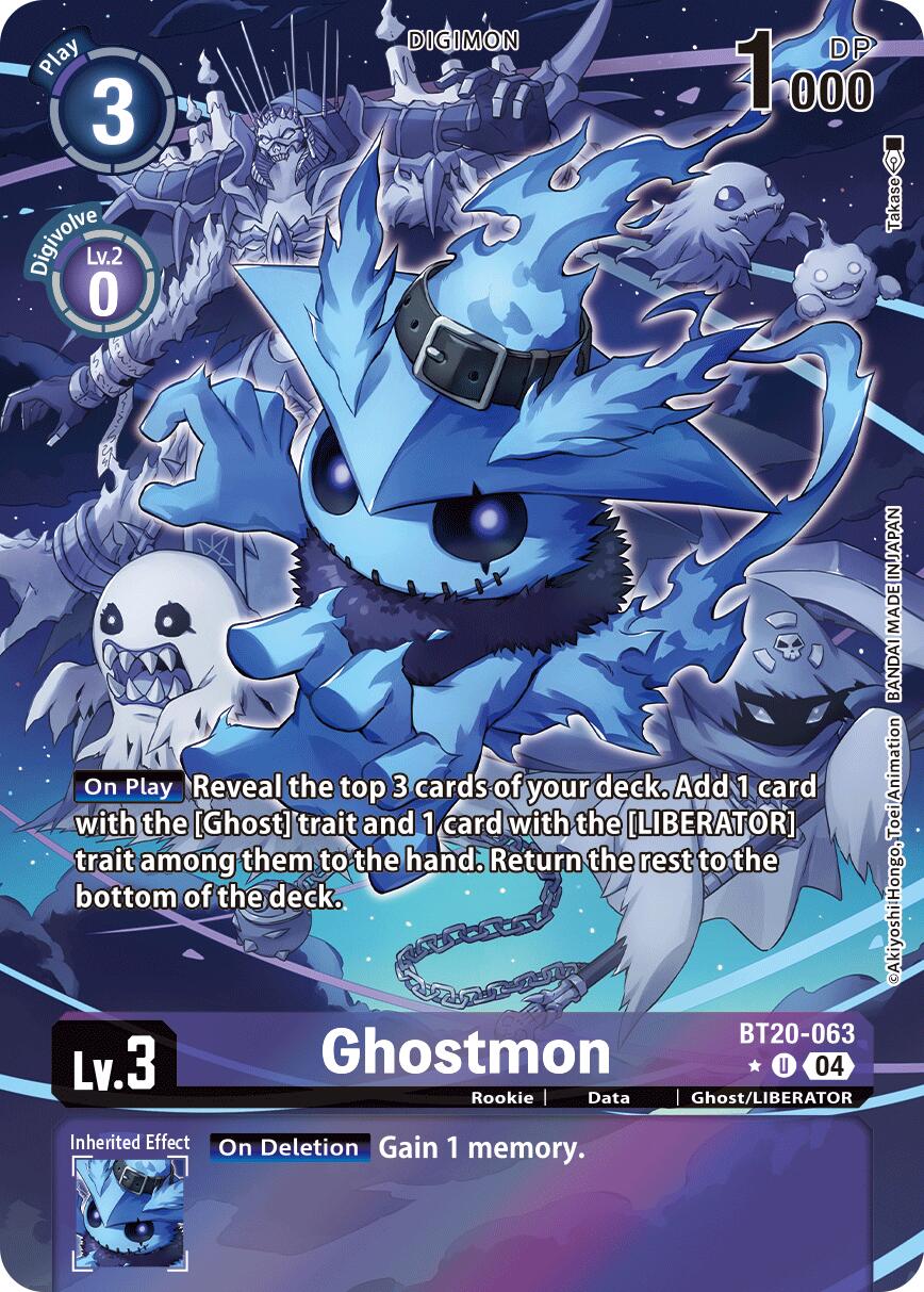 Ghostmon [BT20-063] (Alternate Art) [Release Special Booster Ver.2.5] | Shuffle n Cut Hobbies & Games