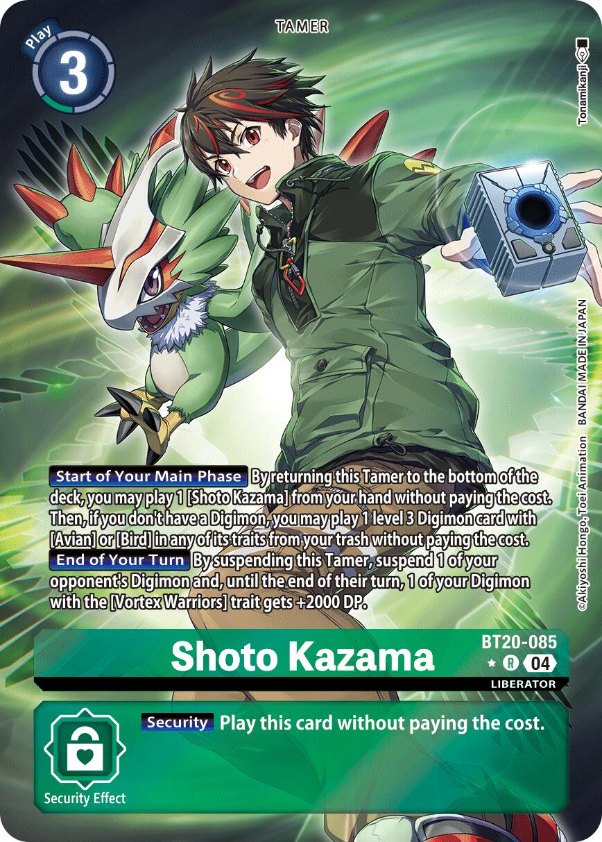 Shoto Kazama [BT20-085] (Alternate Art) [Release Special Booster Ver.2.5] | Shuffle n Cut Hobbies & Games