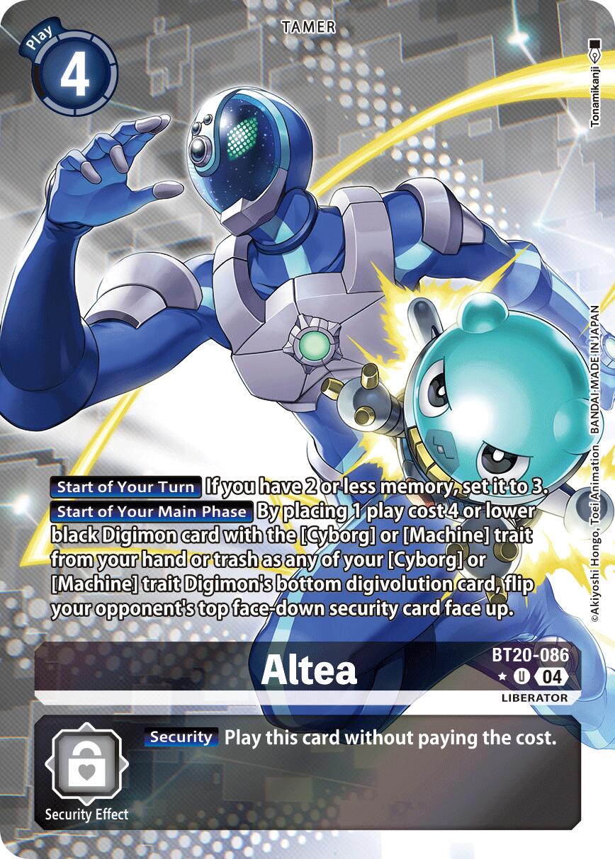 Altea [BT20-086] (Alternate Art) [Release Special Booster Ver.2.5] | Shuffle n Cut Hobbies & Games