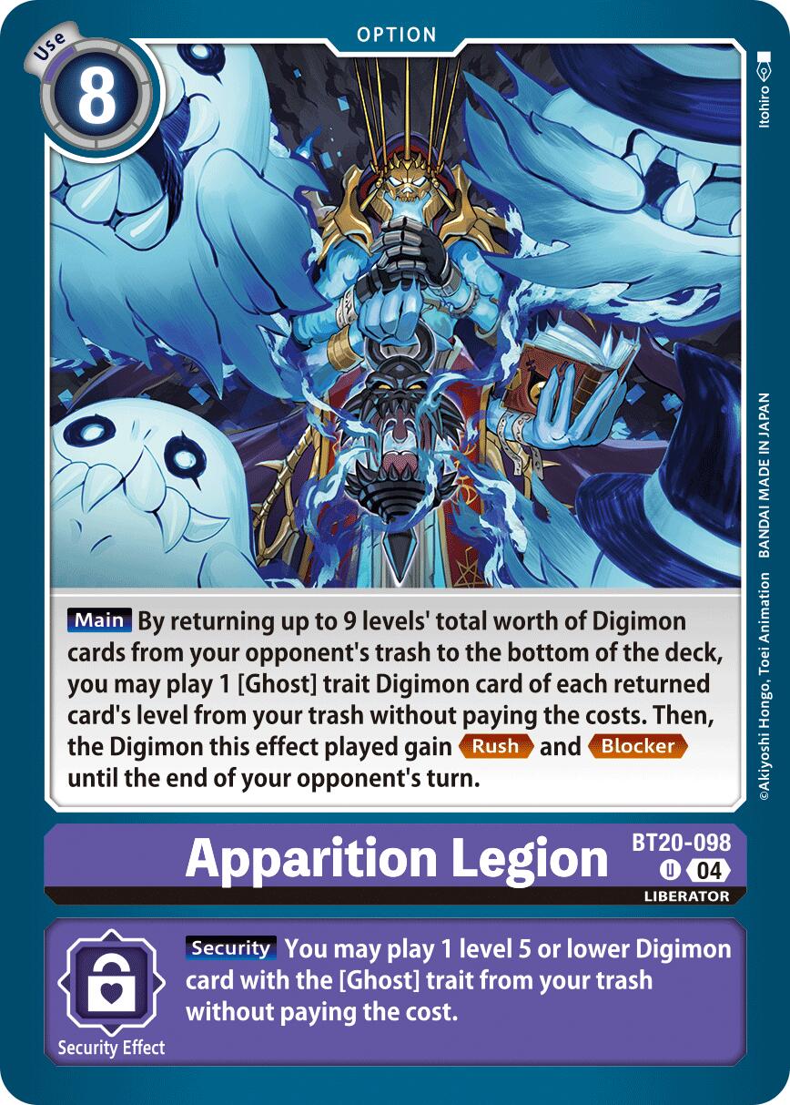 Apparition Legion [BT20-098] [Release Special Booster Ver.2.5] | Shuffle n Cut Hobbies & Games
