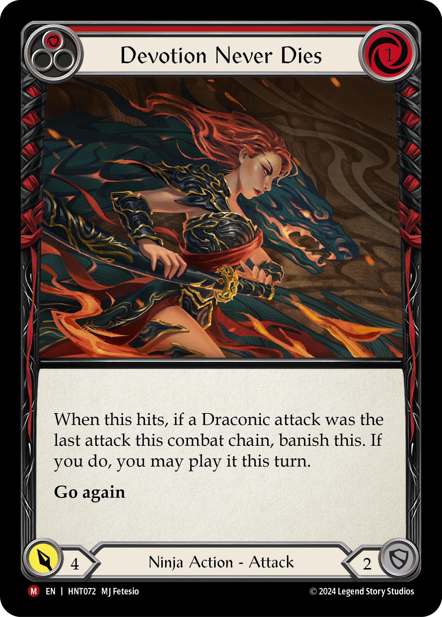 Devotion Never Dies [HNT072] (The Hunted) | Shuffle n Cut Hobbies & Games