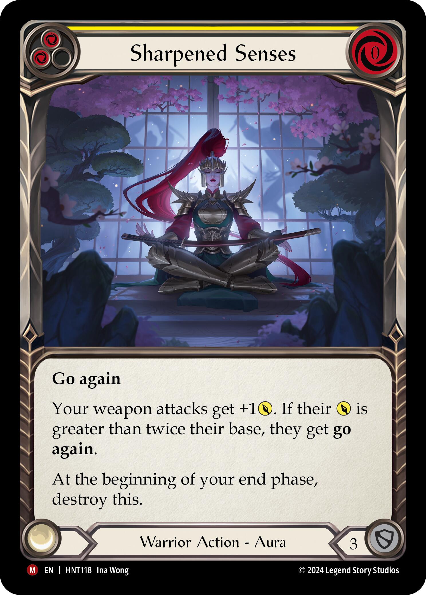 Sharpened Senses [HNT118] (The Hunted)  Rainbow Foil | Shuffle n Cut Hobbies & Games