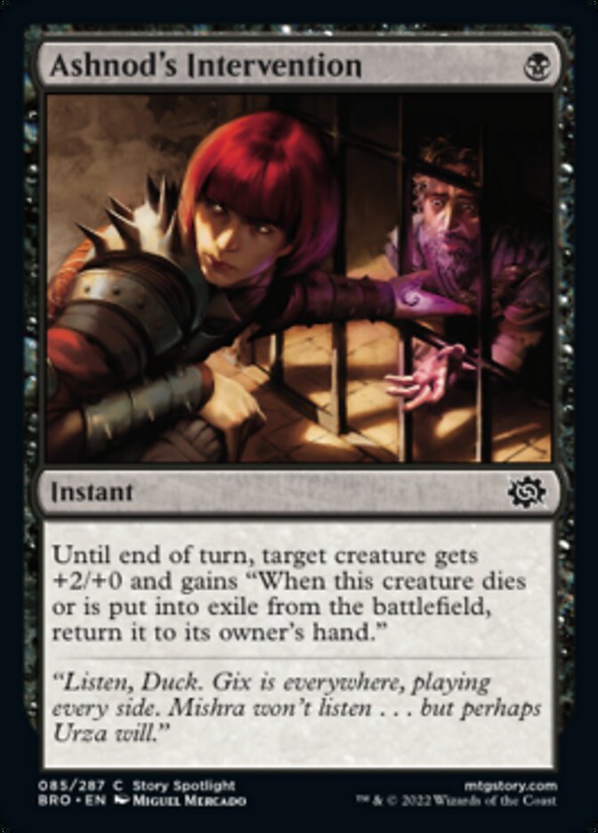 Ashnod's Intervention [The Brothers' War] | Shuffle n Cut Hobbies & Games