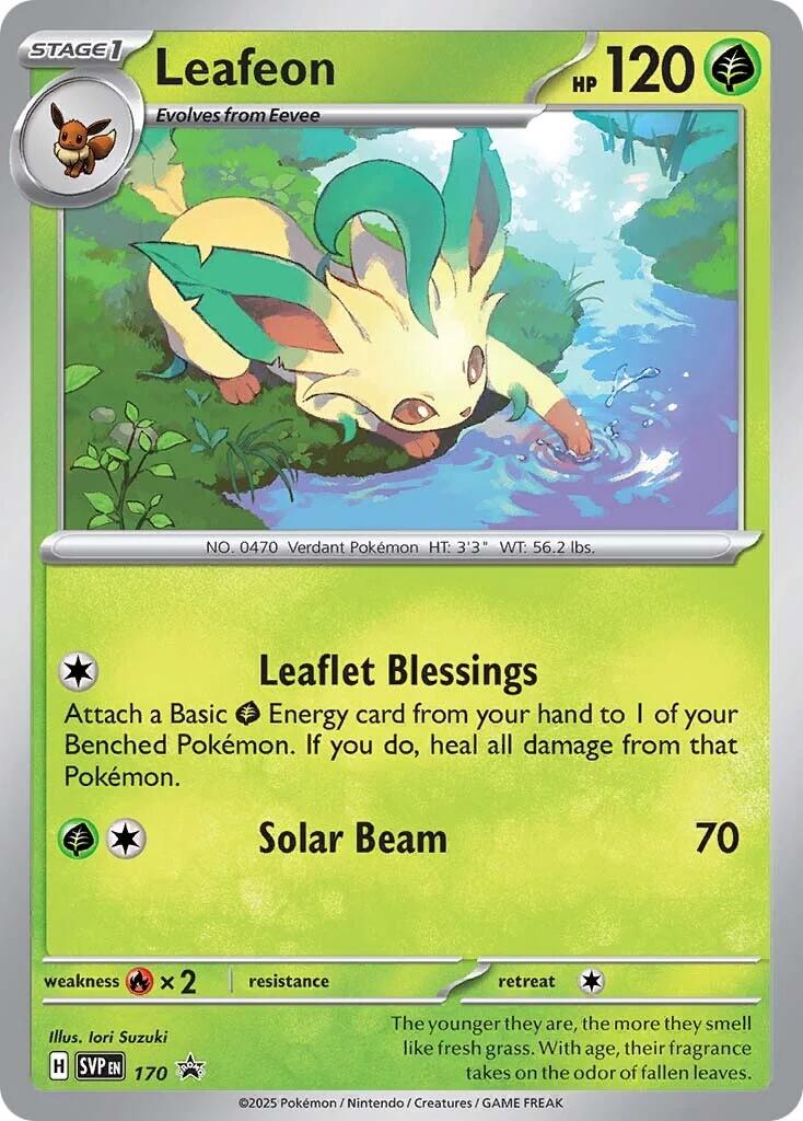Leafeon (SVP170) [Scarlet & Violet: Black Star Promos] | Shuffle n Cut Hobbies & Games