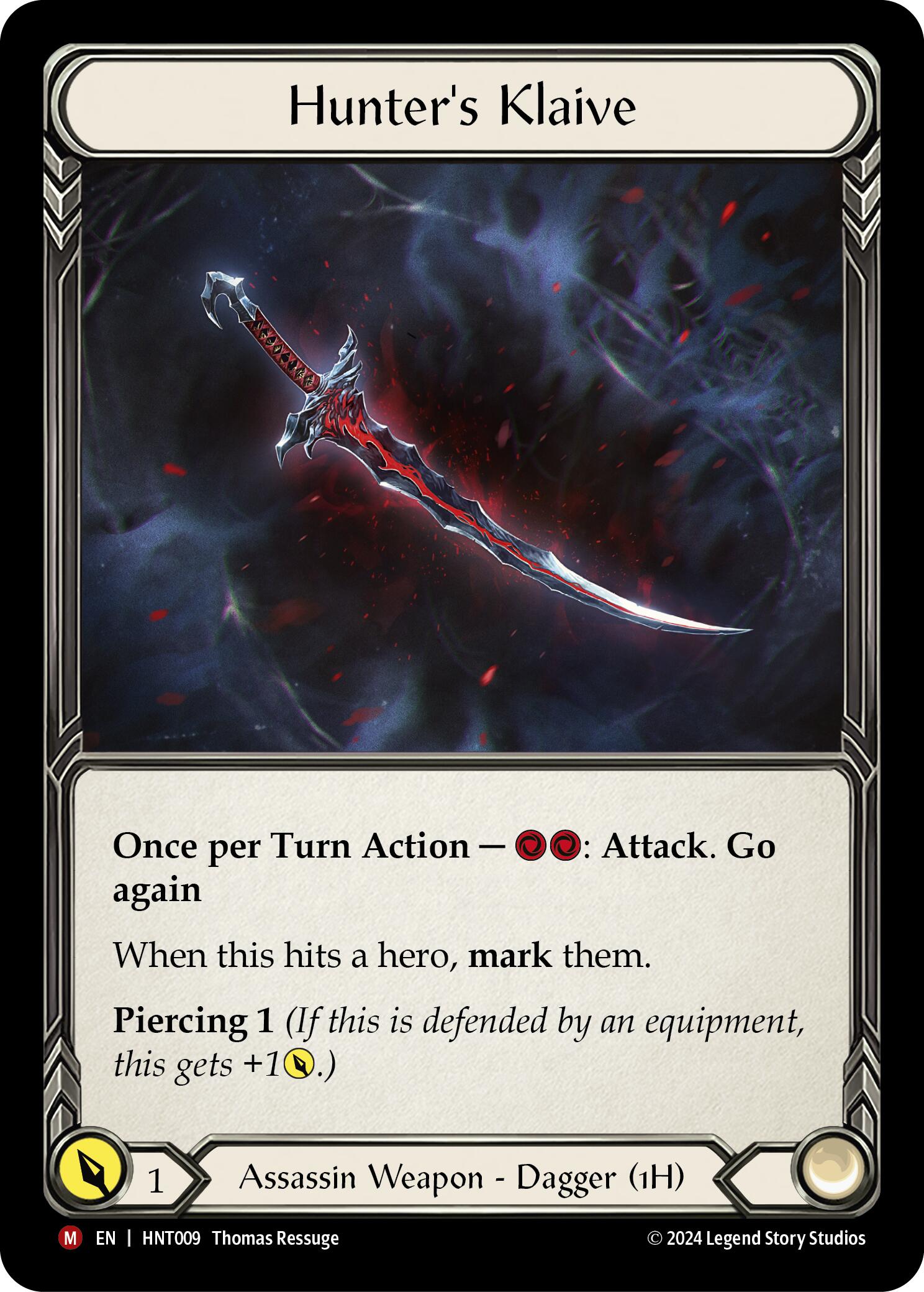 Hunter's Klaive [HNT009] (The Hunted) | Shuffle n Cut Hobbies & Games