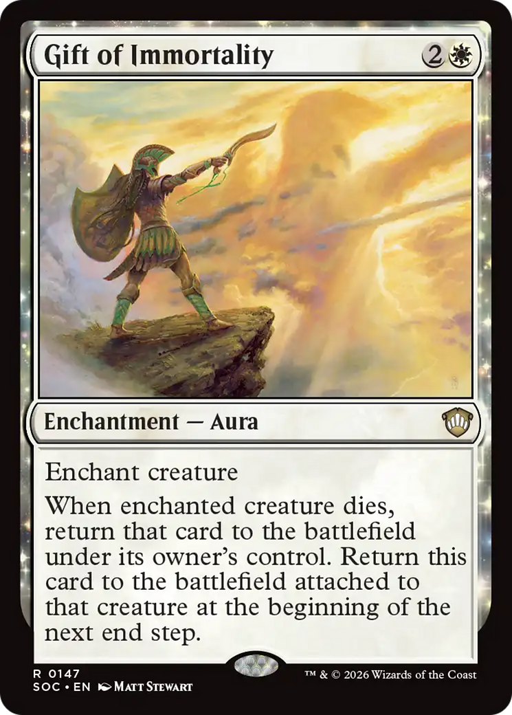 Gift of Immortality [Secrets of Strixhaven Commander] | Shuffle n Cut Hobbies & Games