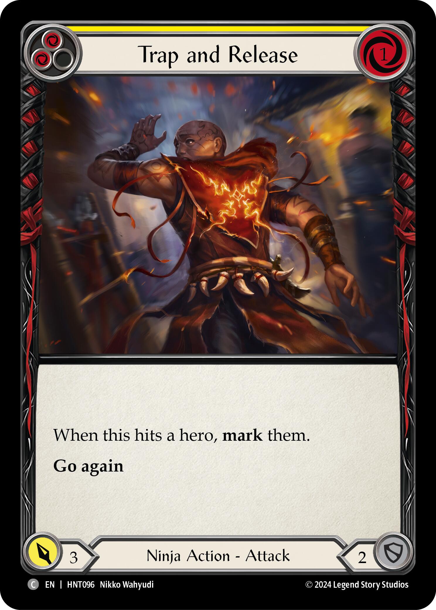 Trap and Release (Yellow) [HNT096] (The Hunted) | Shuffle n Cut Hobbies & Games