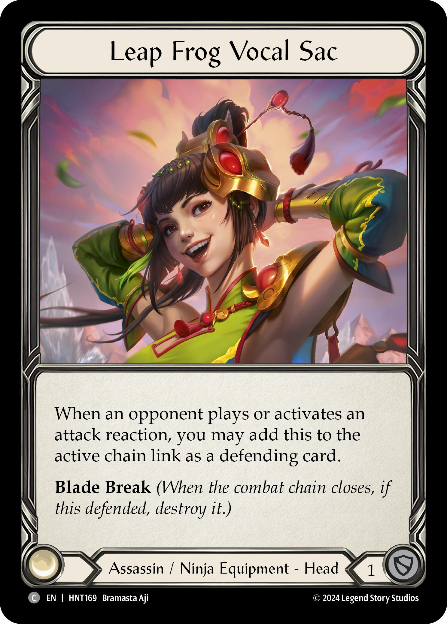 Leap Frog Vocal Sac [HNT169] (The Hunted) | Shuffle n Cut Hobbies & Games