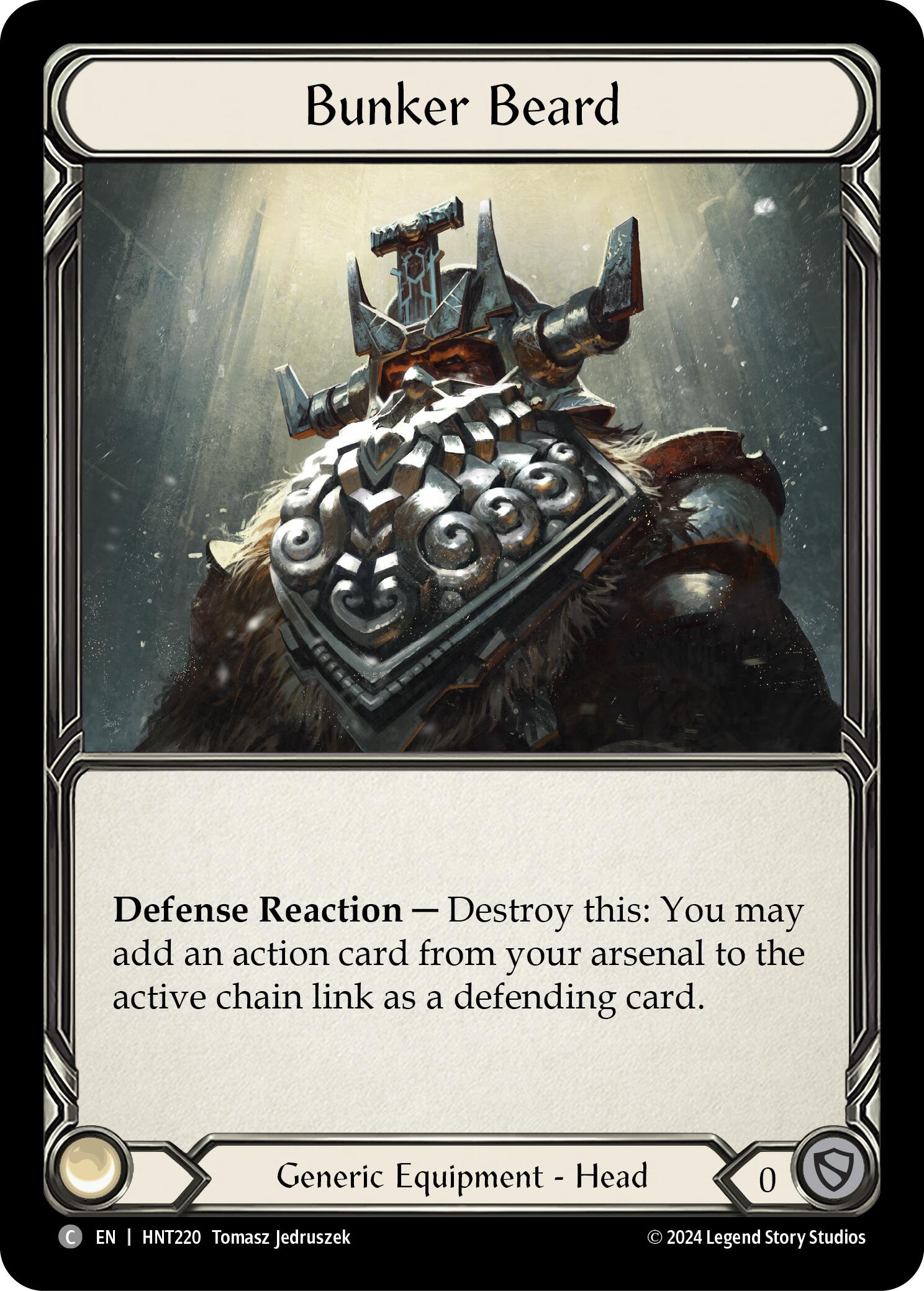 Bunker Beard [HNT220] (The Hunted)  Cold Foil | Shuffle n Cut Hobbies & Games