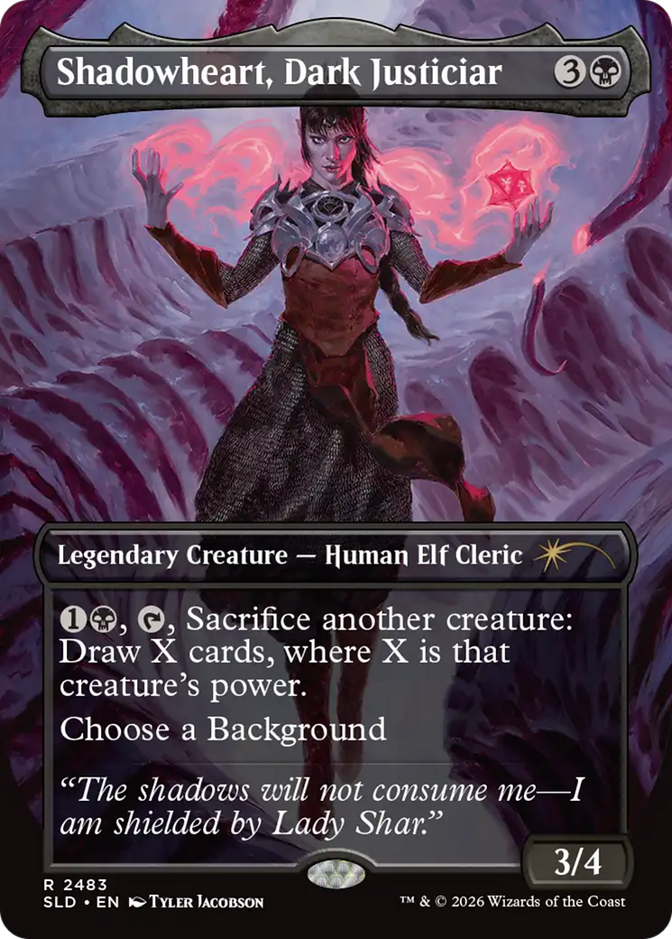 Shadowheart, Dark Justiciar [Secret Lair Drop Series] | Shuffle n Cut Hobbies & Games
