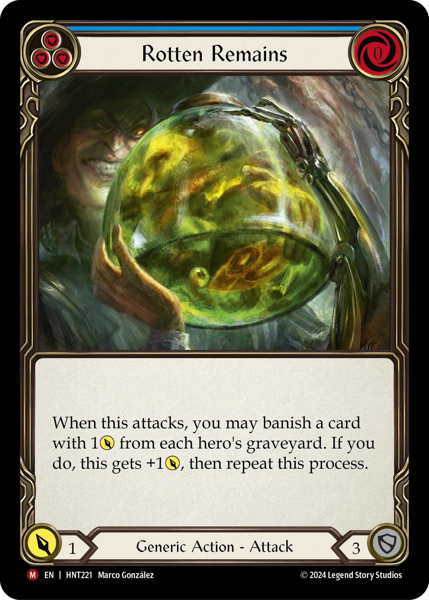 Rotten Remains [HNT221] (The Hunted)  Rainbow Foil | Shuffle n Cut Hobbies & Games