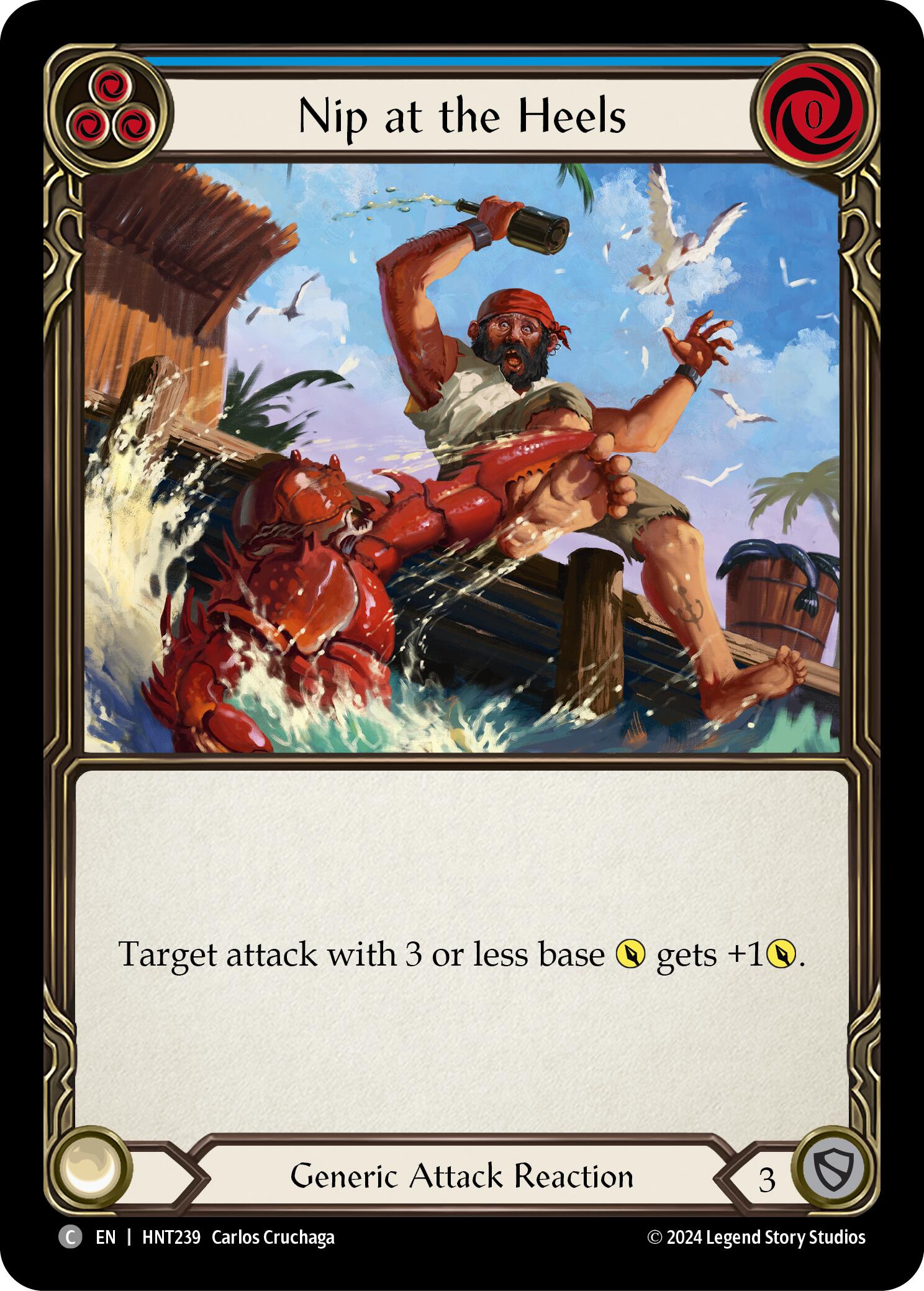 Nip at the Heels (Blue) [HNT239] (The Hunted) | Shuffle n Cut Hobbies & Games