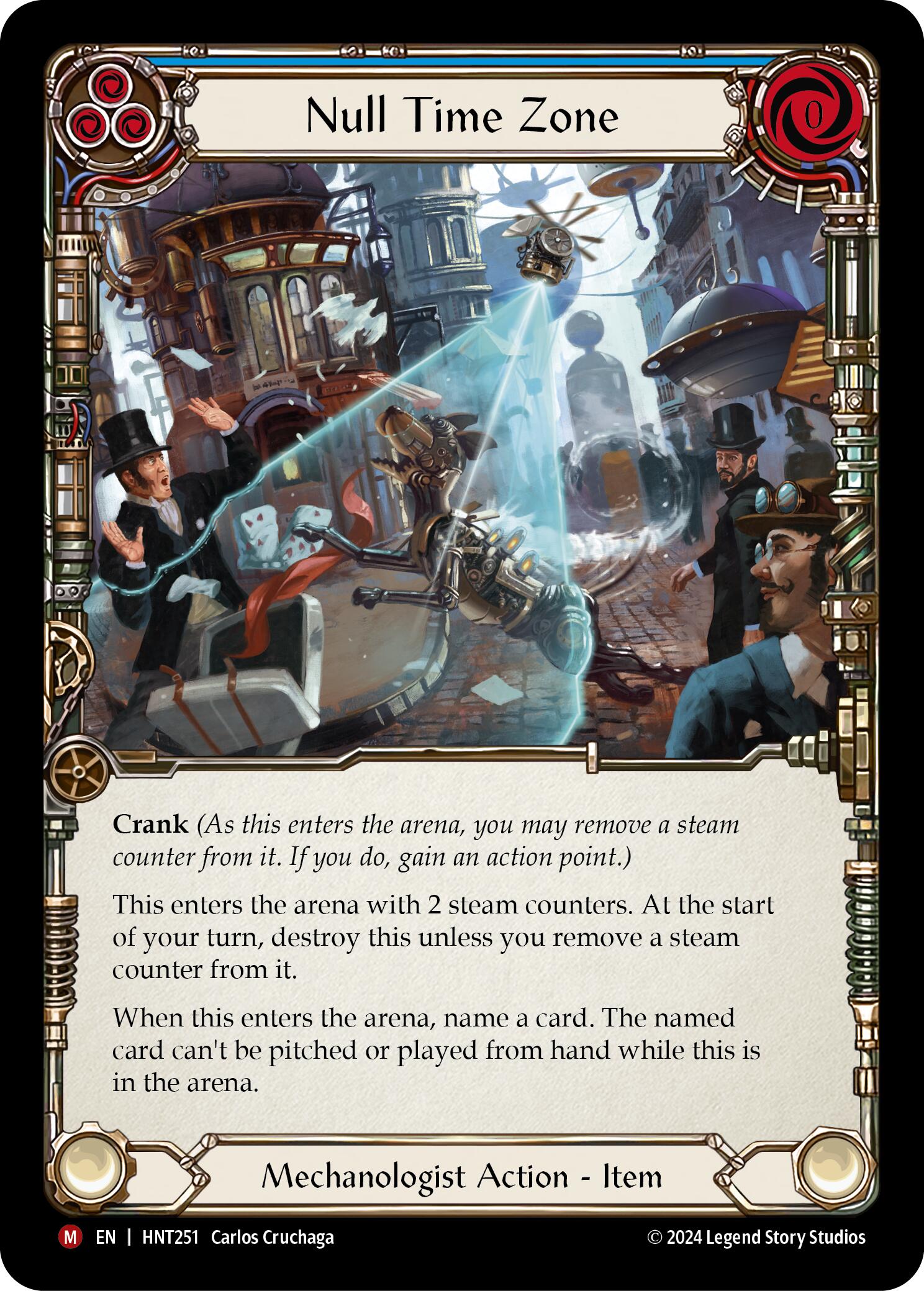 Null Time Zone [HNT251] (The Hunted)  Cold Foil | Shuffle n Cut Hobbies & Games