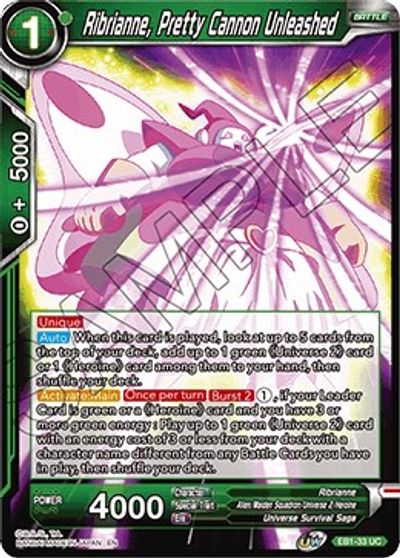 Ribrianne, Pretty Cannon Unleashed (EB1-033) [Battle Evolution Booster] | Shuffle n Cut Hobbies & Games