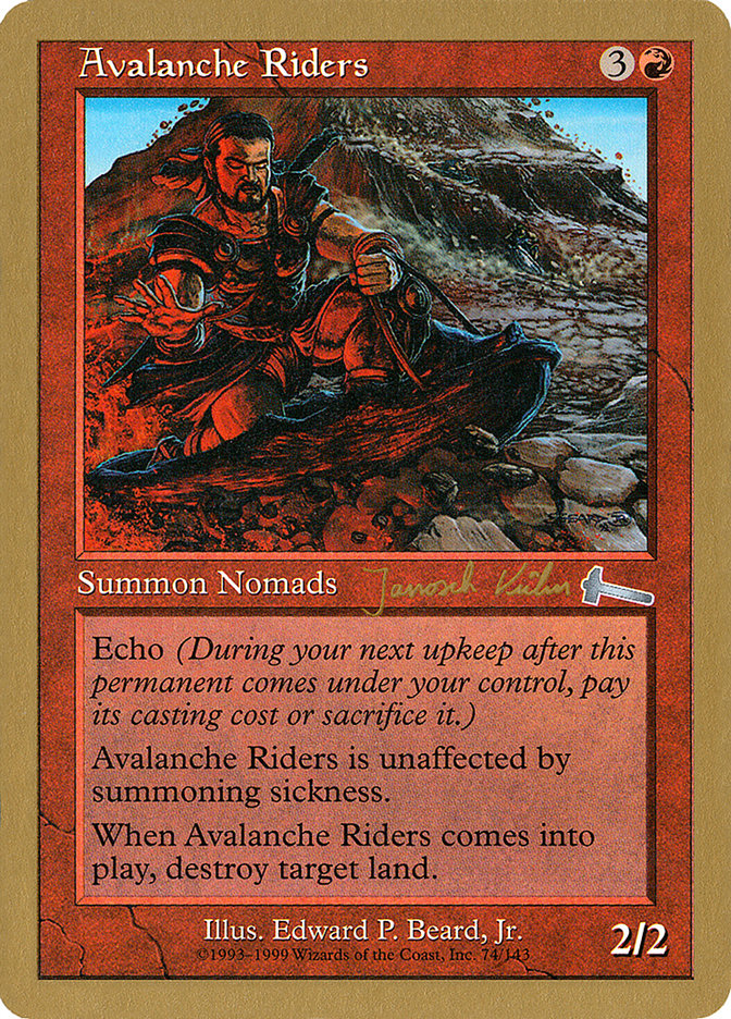 Avalanche Riders (Janosch Kuhn) [World Championship Decks 2000] | Shuffle n Cut Hobbies & Games