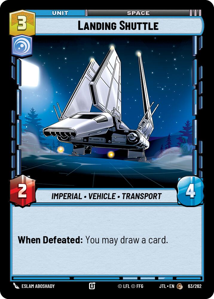 Landing Shuttle (63/262) (63/262) [Jump to Lightspeed] | Shuffle n Cut Hobbies & Games