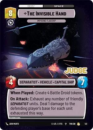 The Invisible Hand - Imposing Flagship (1/2) (1/2) [Judge Promos] | Shuffle n Cut Hobbies & Games