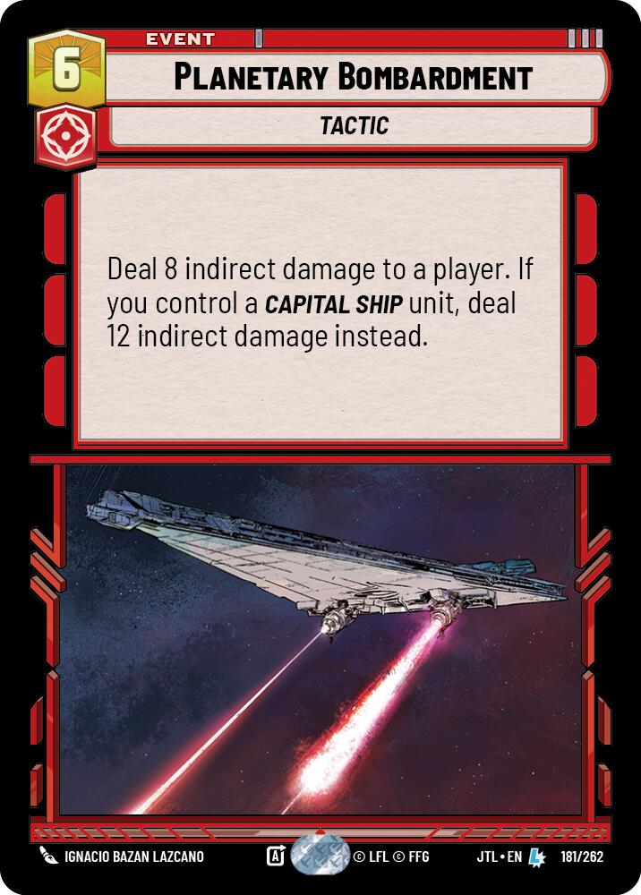 Planetary Bombardment (181/262) (181/257) [Jump to Lightspeed] | Shuffle n Cut Hobbies & Games