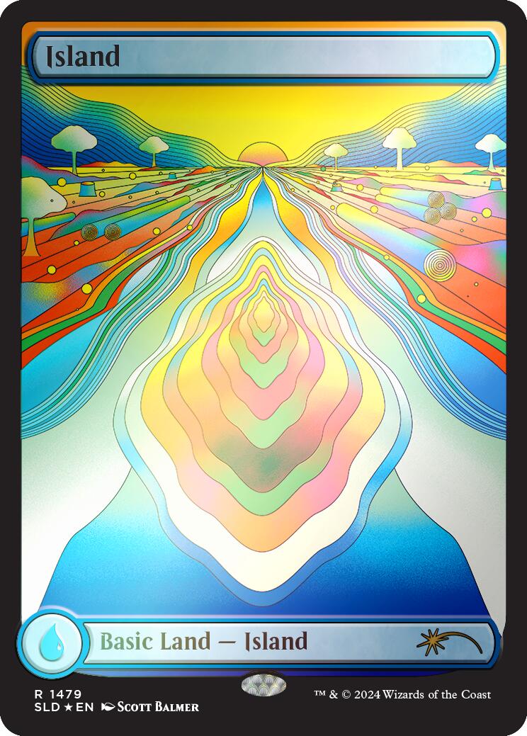 Island (1479) (Rainbow Foil) [Secret Lair Drop Series] | Shuffle n Cut Hobbies & Games