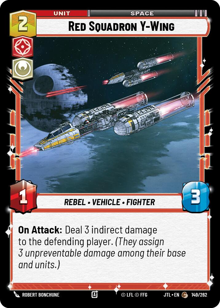 Red Squadron Y-Wing (149/262) (149/257) [Jump to Lightspeed] | Shuffle n Cut Hobbies & Games