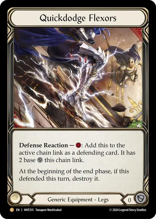 Quickdodge Flexors [HNT215] (The Hunted)  Cold Foil | Shuffle n Cut Hobbies & Games