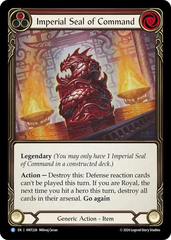 Imperial Seal of Command [HNT228] (The Hunted) | Shuffle n Cut Hobbies & Games