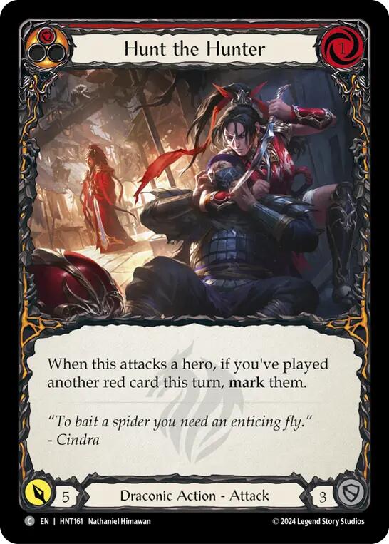 Hunt the Hunter [HNT161] (The Hunted)  Rainbow Foil | Shuffle n Cut Hobbies & Games