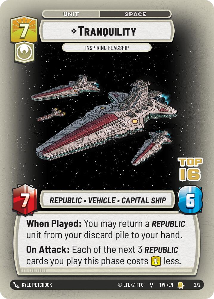 Tranquility - Inspiring Flagship (2/2) (Top 16) (2/2) [Store Showdown Promos] | Shuffle n Cut Hobbies & Games