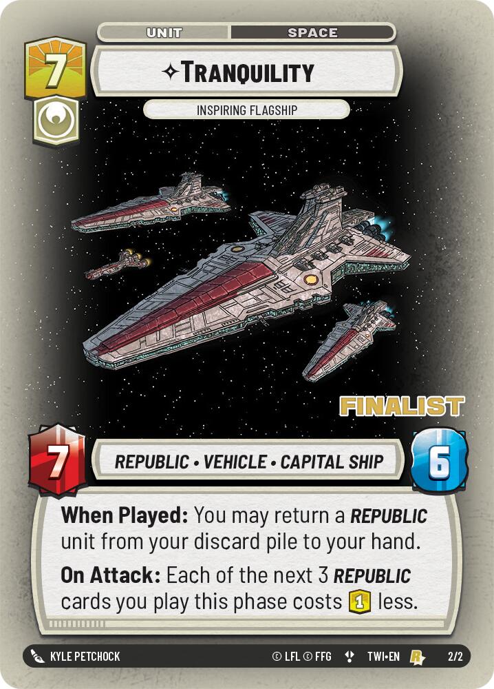 Tranquility - Inspiring Flagship (2/2) (Finalist) (2/2) [Store Showdown Promos] | Shuffle n Cut Hobbies & Games