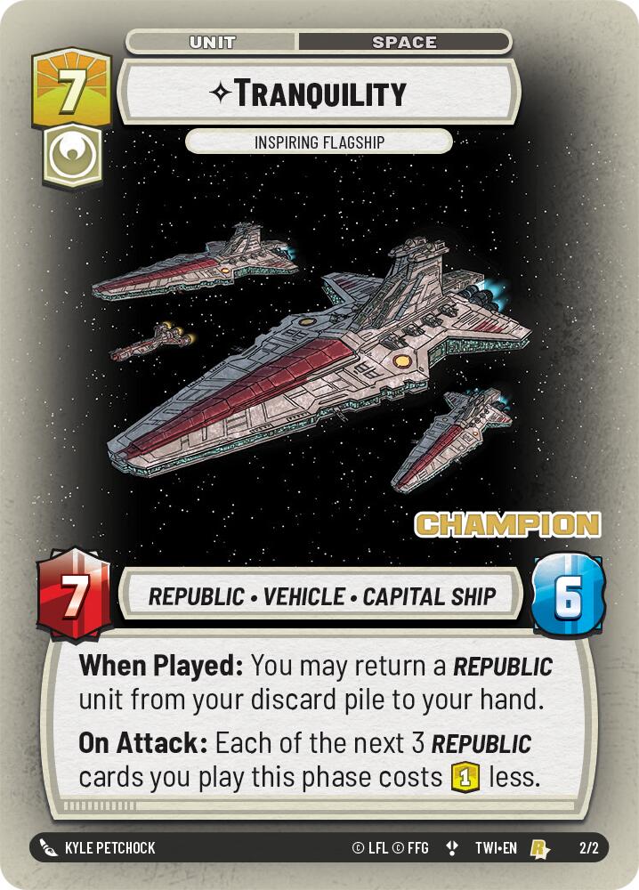 Tranquility - Inspiring Flagship (2/2) (Champion) (2/2) [Store Showdown Promos] | Shuffle n Cut Hobbies & Games